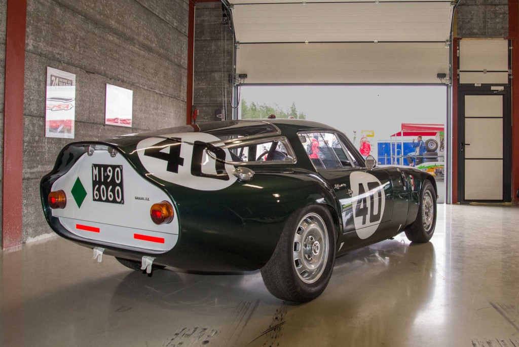 Alfa Romeo TZ (Tubolare Zagato) Løpsbil med rørramme og karosseri fra Zagato. Løpshistorie fra Le Mans og Nurburgring